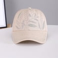 thumbnail image 5 of Women's Baseball Cap Shiny Sequins Adjustable Breathable Casual Sports Baseball Cap Trucker Hats Women Red, 5 of 5