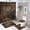 Western Barn Door Guitar, variant on Bathroom Set 4 in 1 Western Barn Door Cactus Quick Dry Shower Curtain 72'' X 72'', Retro Guitar Boots Pattern Non-Slip Shaped Mat & Toilet Cover & Rugs with 12 Hook