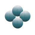 thumbnail image 7 of 13 Inch Round Placemats Set of 4, Blue Ombre Non Slip Heat Insulation PP Table Mats, Contemporary Gradient Abstract Art Washable Place Mats for Kitchen Dining Party Table Decor, 7 of 7
