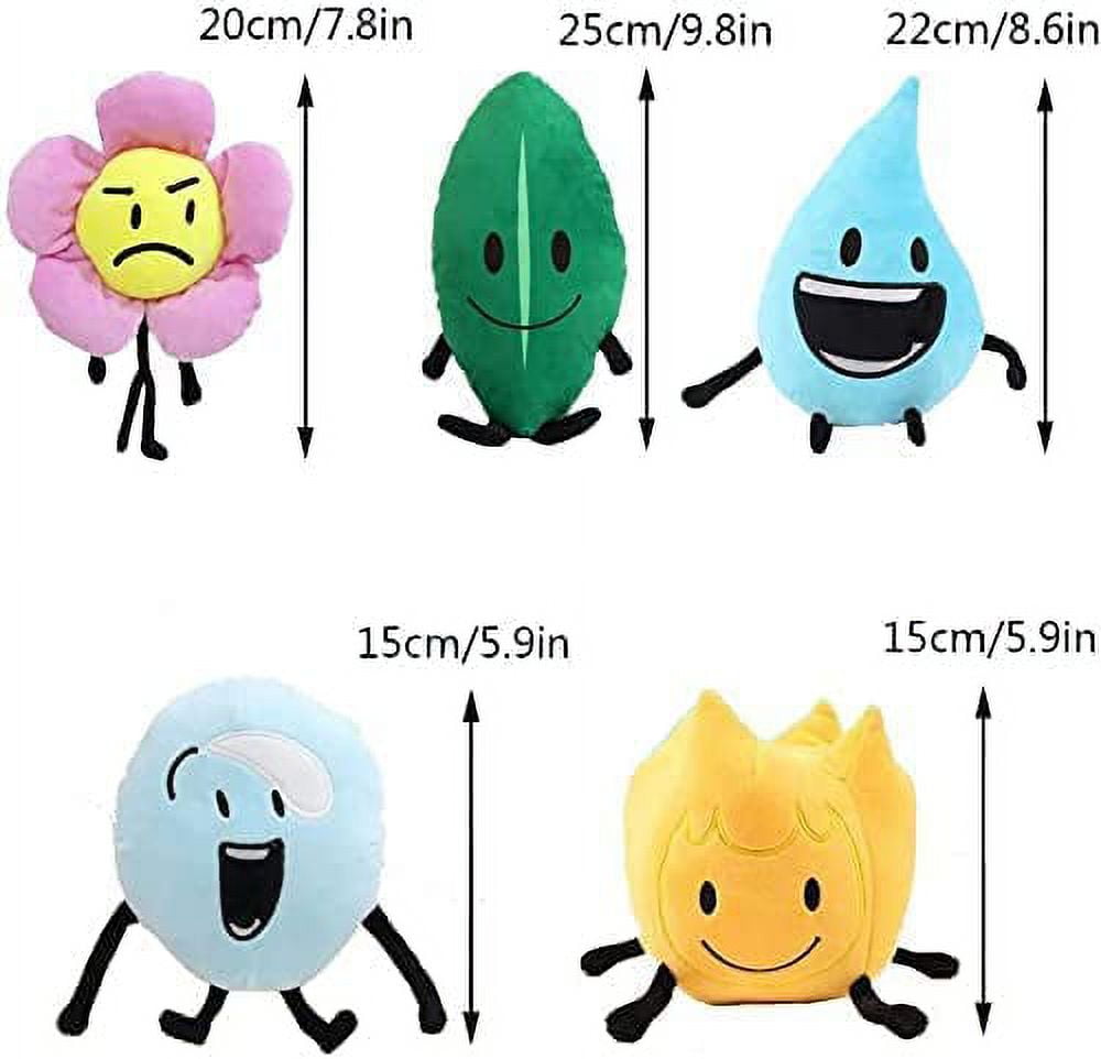 BFDI Battle for Dream Island Plush Figure Toy Stuffed Toys for Kids Red  Leaf