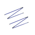 thumbnail image 1 of heritaly 2x Golf Alignment Sticks Portable for Swing Golf Full Yellow Putting Swing Practice Blue 122cm, 1 of 4
