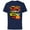 Navy, variant on Disney and Pixar’s Cars Race Time Lightning McQueen Racing - Short Sleeve Cotton T-Shirt for Adults - Customized-Black