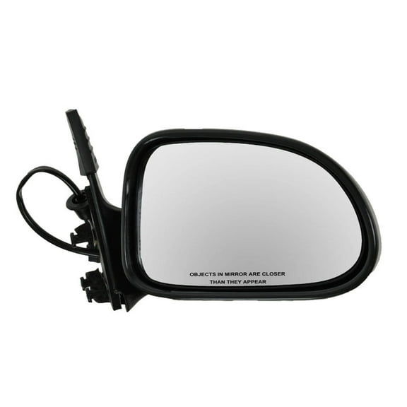 TRQ Black Power Mirror w/ 5" x 7" Glass RH Right for Durango Dakota Pickup Truck MRA05261 Fits select: 2001-2004 DODGE DAKOTA, 2001-2003 DODGE DURANGO
