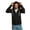 BLACK, variant on Next Level Unisex Zip Hoody - 9602