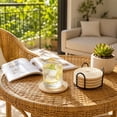 thumbnail image 5 of Handwoven Round Braided Placemats Table Mats for Dining Tables Woven Washable Non-Slip Place mats 15 inch, 5 of 9