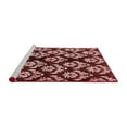 thumbnail image 2 of Ahgly Company Machine Washable Indoor Rectangle Abstract Red Modern Area Rugs, 2' x 5', 2 of 4