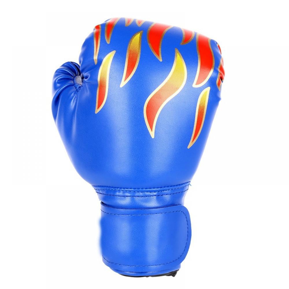 Children Kids FIRE Boxing Gloves Sparring Punching Fight Training Age 3-12 BITPF 