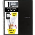 thumbnail image 1 of Cuaderno Five Star Spiral, 1 tema, gráfico rayado, 100 hojas, 1 of 7