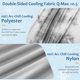 thumbnail image 3 of Arc-Chill Cooling Blanket for Hot Sleepers Twin Size with Double-Sided Design, Japanese Cooling Fiber Absorbs Body Heat, Lightweight Soft Cold Blankets for Sleeping Summer, 3 of 5