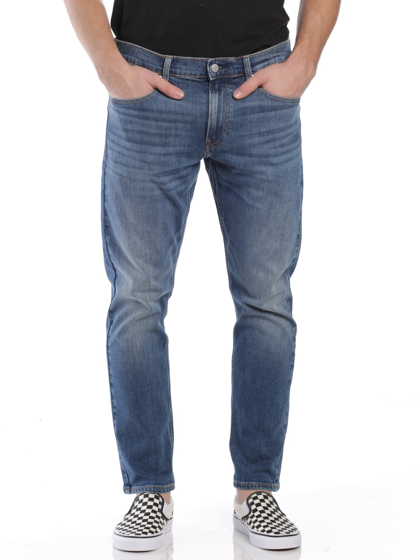 Calvin Klein Men's Slim Denim Pants - Houston Mid Blue, Houston Mid Blue,  40X32 