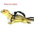 thumbnail image 4 of Adjustable Lizard Leash Set Bearded Dragon Harness Comfortable Training Leashes for Small Reptiles Leopard Geckos, 4 of 14