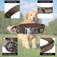 thumbnail image 3 of Collar De Perro Táctico，Collar De Perro De Nailon Militar Grueso con Asa Collares Hebilla De Metal Resistente Ajustable para Entrenamiento De Perros,L (Camuflaje), 3 of 3
