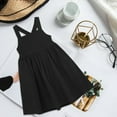 thumbnail image 2 of Girls Dress Summer Casual Solid Color Camisole Party Princess Clothes Girls Boho Dresses,Size 12 Months-18 Months, 2 of 5