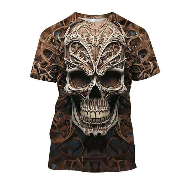 Playeras Interiores Para Hombre, Camiseta Informal De Manga Corta Con Cuello Redondo Para Hombre, Camiseta De Manga Corta De Moda 3D