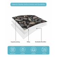 thumbnail image 5 of Quilts Twin XL Size, Boho Black Floral Soft Comforter Bedding Set for Bed, Farmhouse Botanical Vintage Paisley Flower Lightweight Quilted Bedspread with Pillow Cover(2 Pieces), 68x98 Inch, 5 of 6