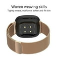 thumbnail image 6 of FIEWESEY Compatible with Fitbit Versa 3/Versa Sense Bands,Magnetic Stainless Steel Milanese Loop Watch band Metal Replacement Strap Bracelet Wrist Band for Men/Women(Rose Gold), 6 of 6