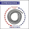 thumbnail image 2 of Whole Parts Range Oven Door Seal Gasket (Including 21 Mounting Clips) Part# MFZ64539501 - Replacement & Compatible with Some LG Ranges or Ovens, 2 of 6