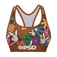 thumbnail image 1 of Playboy Flower Funk PSD Sports Bra-Large, 1 of 2