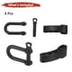 thumbnail image 4 of Hebilla de Pulsera de Paracord Uxcell [4PCS] - Hebilla de Metal U Ajustable para Pulseras Cinturón [Cabeza Plana Negra], 4 of 6