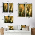 thumbnail image 4 of Designart "Retro Reverie Goddess in Dreamy Colors" Fashion Woman Framed Wall Art Set Of 2 - Glam Blue Gallery Wall Frame Set For Home Decor, 4 of 6
