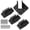 24pcs-2''x4''Hurricane Tie, variant on 24 Hurricane Tie 14-gauge(2mm) Heavy Duty Joist Hangers Black Powder Coating Roof Brackets Fit 2x Truss To Rafter Connector For Roofing Trusses Wood Timber Connectors With Screws