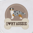 thumbnail image 3 of Inktastic Australian Shepherd Toy Aussie Baby Burp Cloth, 3 of 3