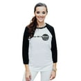 thumbnail image 2 of One Of A Kind Unisex 3/4 Sleeves Baseball Raglan T-Shirt Tee White Black Small, 2 of 4