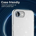 thumbnail image 4 of for iPhone 16e Tempered Glass Camera Lens Protector, Luxury Slim Fit Anti-Scrach Anti-Fingerprint Anti-drop Dust-proof Lens Film for iPhone 16e, Blue, 4 of 5