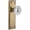 Gold, variant on Grandeur Fontainebleau Door Knob with Fifth Avenue Plate