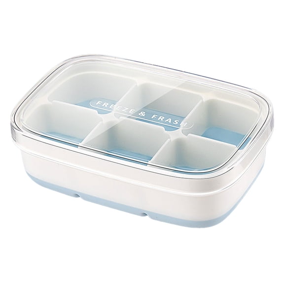 Yhmxh Utensilios de cocina Máquina para hacer cubitos de hielo cuadrados con 6 compartimentos para whisky, cócteles y bebidas. Muebles para cocina Accesorios de cocina Mueble organizador cocina