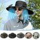thumbnail image 1 of Sombrero de pescador con ventilador USB alimentado por energía solar | Diseño de malla transpirable | Protección solar | Ajuste ajustable para adultos | Ventilador de carga de viento fuerte | 48cm, 1 of 7