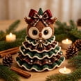 thumbnail image 3 of Crochet Animal Christmas Tree DIY Kit, Handmade Ornament Set with Pearl, Beginner Friendly, Christmas Decorations Gifts for Family, 3 of 7