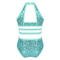 thumbnail image 4 of MSemis Girls Kids Sequins High Mock Neck Cutout Back Tank Leotard, 4 of 7