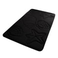 thumbnail image 2 of Darzheoy Seashell Bath Mat, Embossed Soft Absorbent Bathroom Rug, Water Absorbing Door Mat, Quick Dry Bathroom Mat for Shower, Sink, Bedroom, Entryway, Laundry Room, 2 of 7