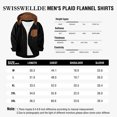 thumbnail image 5 of SPEEDRUN Mens Flannel Hoodie Shirts Casual Long Sleeve Hoodie Shirt Jacket for Men Button Down Flannel Plaid Shackets with Hood, 5 of 5