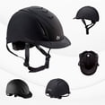 thumbnail image 3 of Ovation Deluxe Schooler Casco Pequeño/Mediano Negro (Tamaño del sombrero: 6 1/2-7 pulgadas: 20 1/2-22) - Casco ecuestre Casco de equitación Casco de equitación para mujeres, hombres y niños., 3 of 5