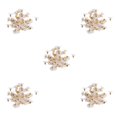 thumbnail image 1 of Guardurnaity 100 pares de respaldos de pendientes para tachuelas con almohadilla, tapones de goma, anillos de seguridad perforados, accesorios de Type2 NO2, 1 of 6