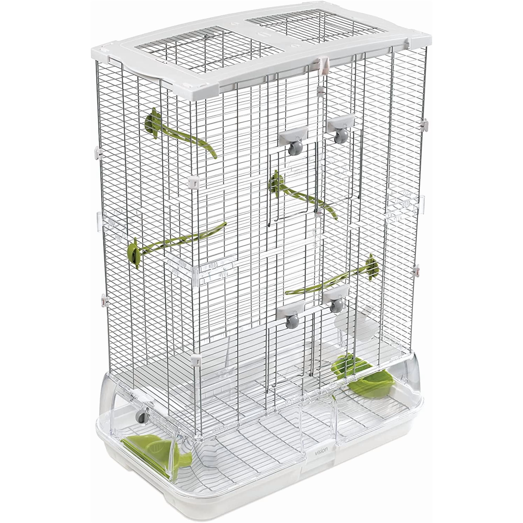 Vision M02 Wire Bird Cage, Bird Home for Parakeets, Finches and Canaries | Tall Medium