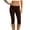 Brown, variant on Bixock Capri Pants for Women Leggings Pants Solid Color Hem Base Layer Regular Casual Daily Female Bottoms Beach Vacation Clothes