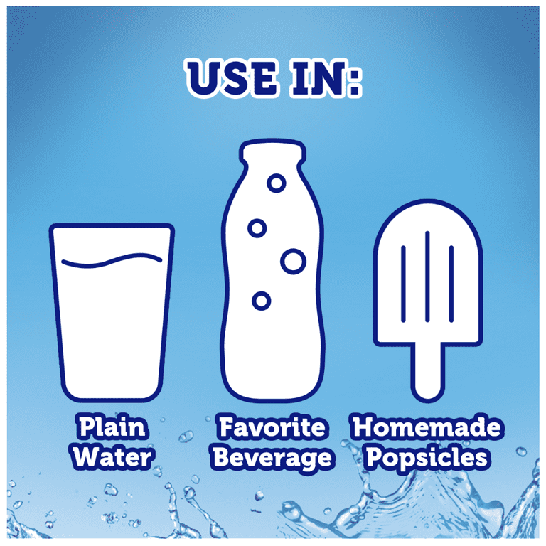 Dole Powdered Drink Mix Variety Pack, Tropical Splash, Peach Mango, Strawberry Pineapple, Sugar-Free, 30 Count