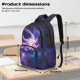 thumbnail image 7 of Yspwyqan Space Axolotl Kids Backpack and Lunch Box Set, Lightweight 4 Piece Kids Backpack Set with Pencil Case Water Bottle Bag, 17 Inch School Bookbag for Elementary Middle High School, 7 of 7