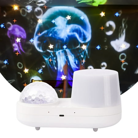 

WindC Projector Night Light 3D Stereo Double Layer Romantic Ocean Wave Starry Sky Beside Projection LED Lamp for Bedroom