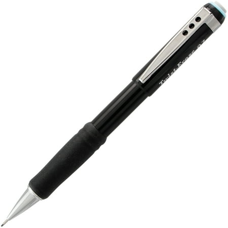 UPC: 0072512099629 | Pentel QE517A 0.7 mm HB (#2) Twist-Erase III Mechanical Pencil – Black