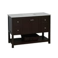 thumbnail image 2 of Lakeshore 48" Bathroom Vanity with Chocolate Cabinet and Quartz Top, 2 of 6