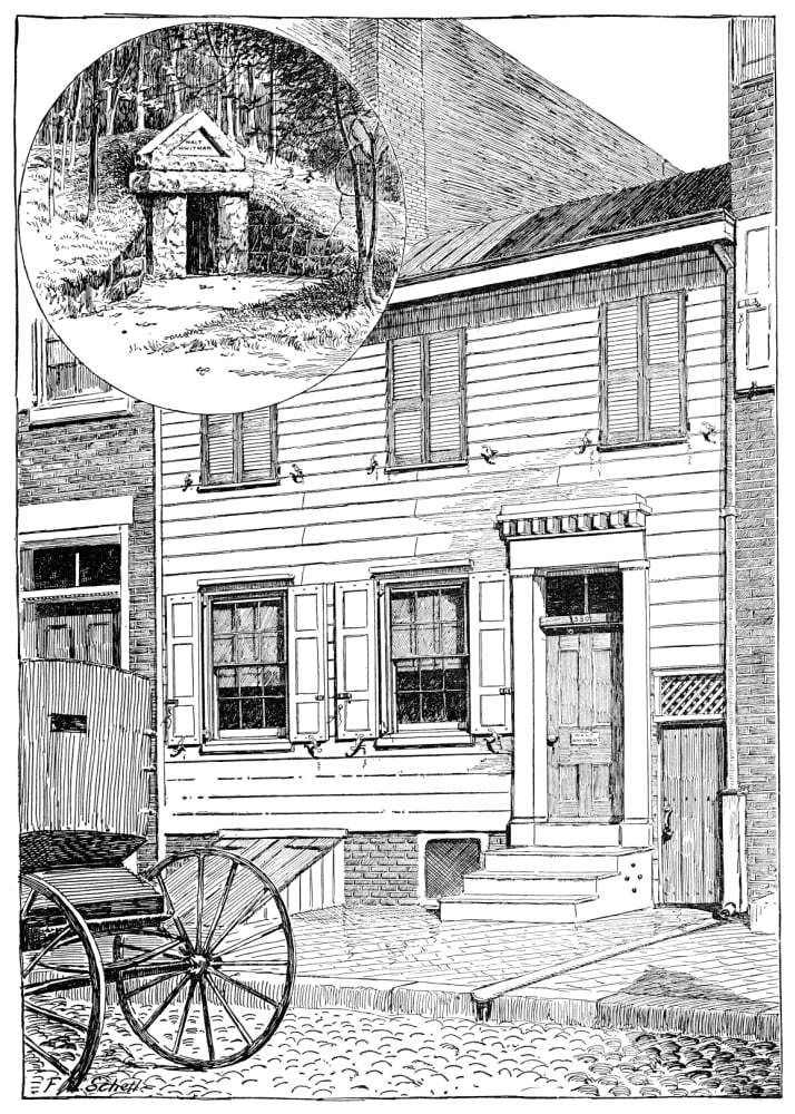 Walt Whitman (18191892). /Namerican Poet. Whitman'S House At 328