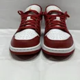 thumbnail image 2 of Ni - ke Ni - ke Air Jordan 1 Low Cardinal Red 553558 607 Cardinal Red/White Men's Size 12, 2 of 5
