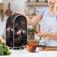 thumbnail image 3 of HELLHERO Cat Spider Web Design Coffee Machine Dust Cover Spill-Proof Protects Blenders Processors for Home Kitchen, 3 of 6