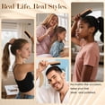 thumbnail image 6 of OPALESQUE 2pcs Natural Boar Bristle Slick Back Hair Brush for Thin & Fine Hair, Medium Hardness Smoothing Hairbrush for Polishing, Deepening & Styling,for Women Men Kids, 6 of 7