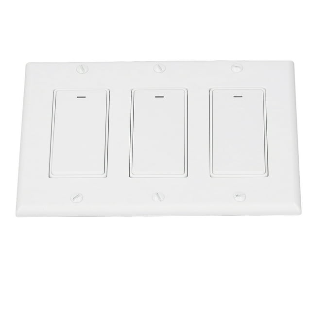 Interrupteur WiFi Intelligent, Réglage Automatique de l'Heure Télécommande PC Contrôle Audio Mural WiFi Intelligent AC100-240 pour Maison