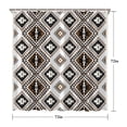 thumbnail image 5 of Waterproof Bohemian Shower Curtain 72x72 Inch Boho Style Polyester Unique Shower Curtain for Bathroom Hotel Home Decor with 12 Plastic Hooks, 5 of 5